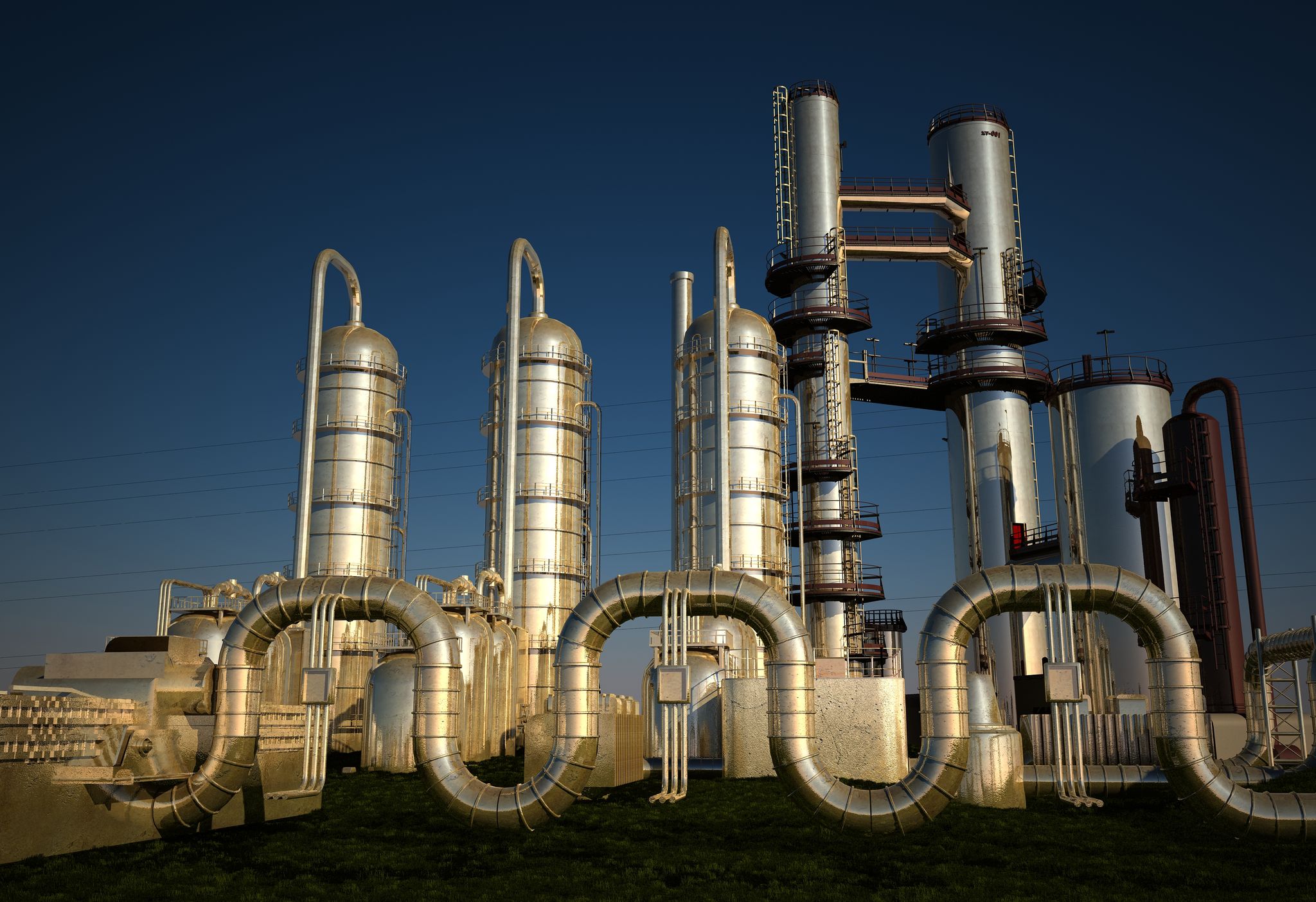 Kép vegyi üzemről